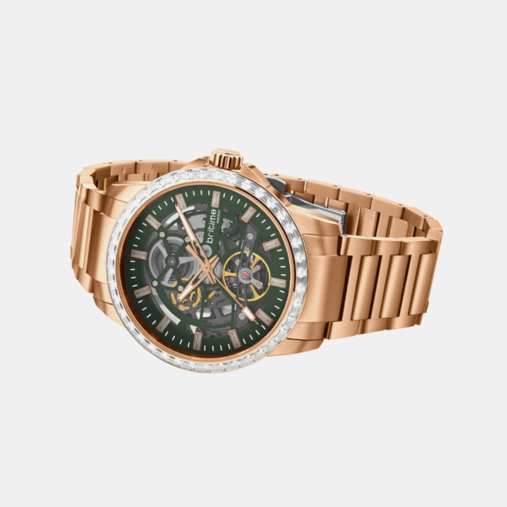 Vantor Men Automatic Grey Dial Analog Metal Watch 585-M31403