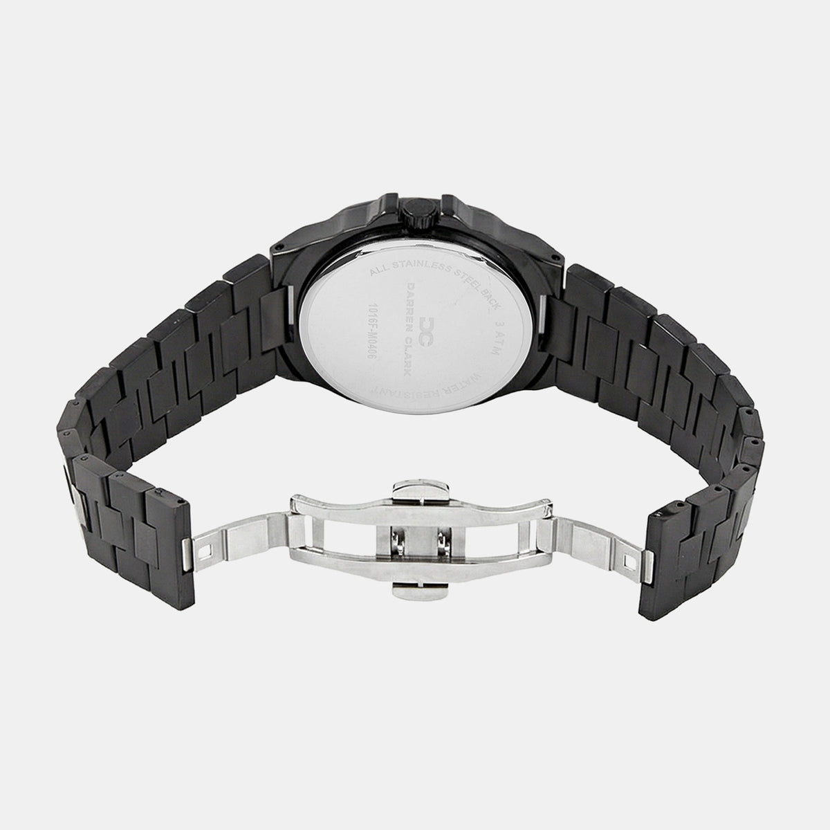 Men Quartz Brown Dial Multi-Function Metal Watch 1016F-M0406