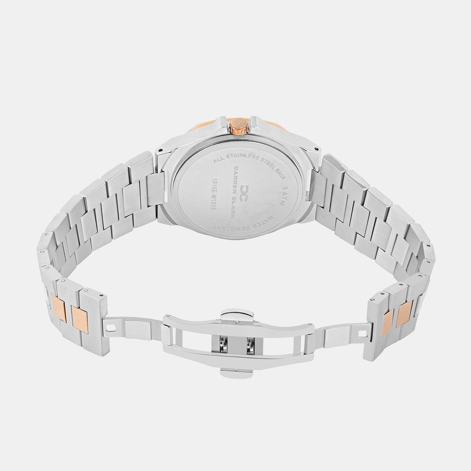 Men Quartz Grey Dial Multi-Function Metal Watch 1016E-M1315