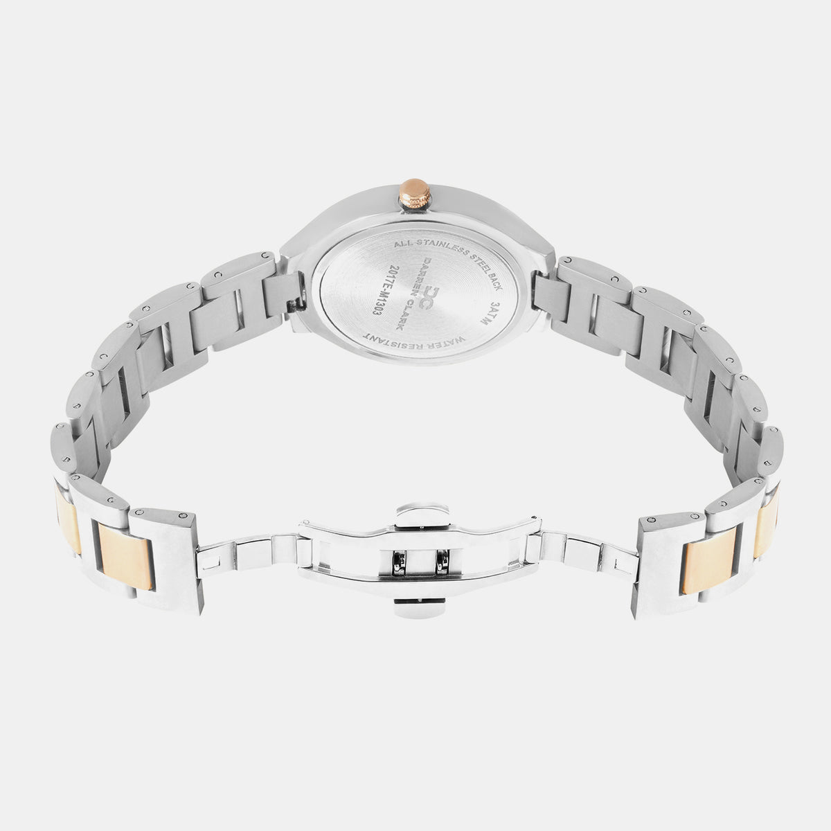 Women Quartz Silver Dial Analog Metal Watch 2017E-M1303