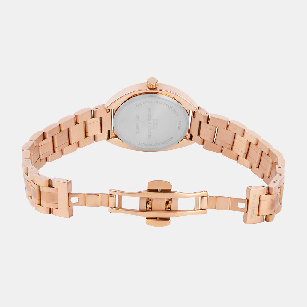 Women Quartz Sea Blue Mother Of Pearl Dial Analog Metal Watch 2011C-M0317