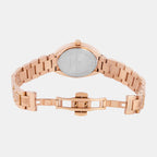 Women Quartz Sea Blue Mother Of Pearl Dial Analog Metal Watch 2011C-M0317