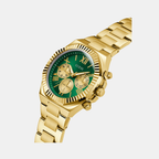 Guess Men Round Green watch