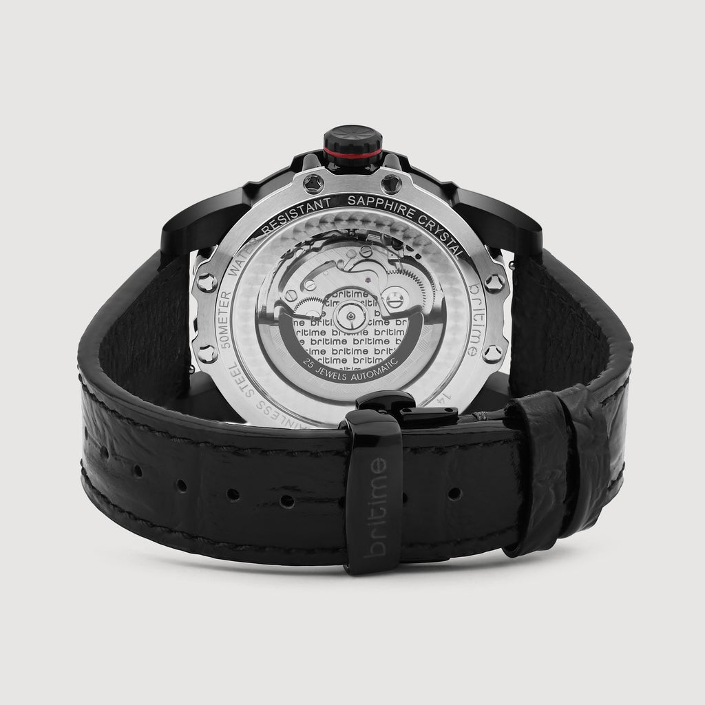 Britime Leather Black watch