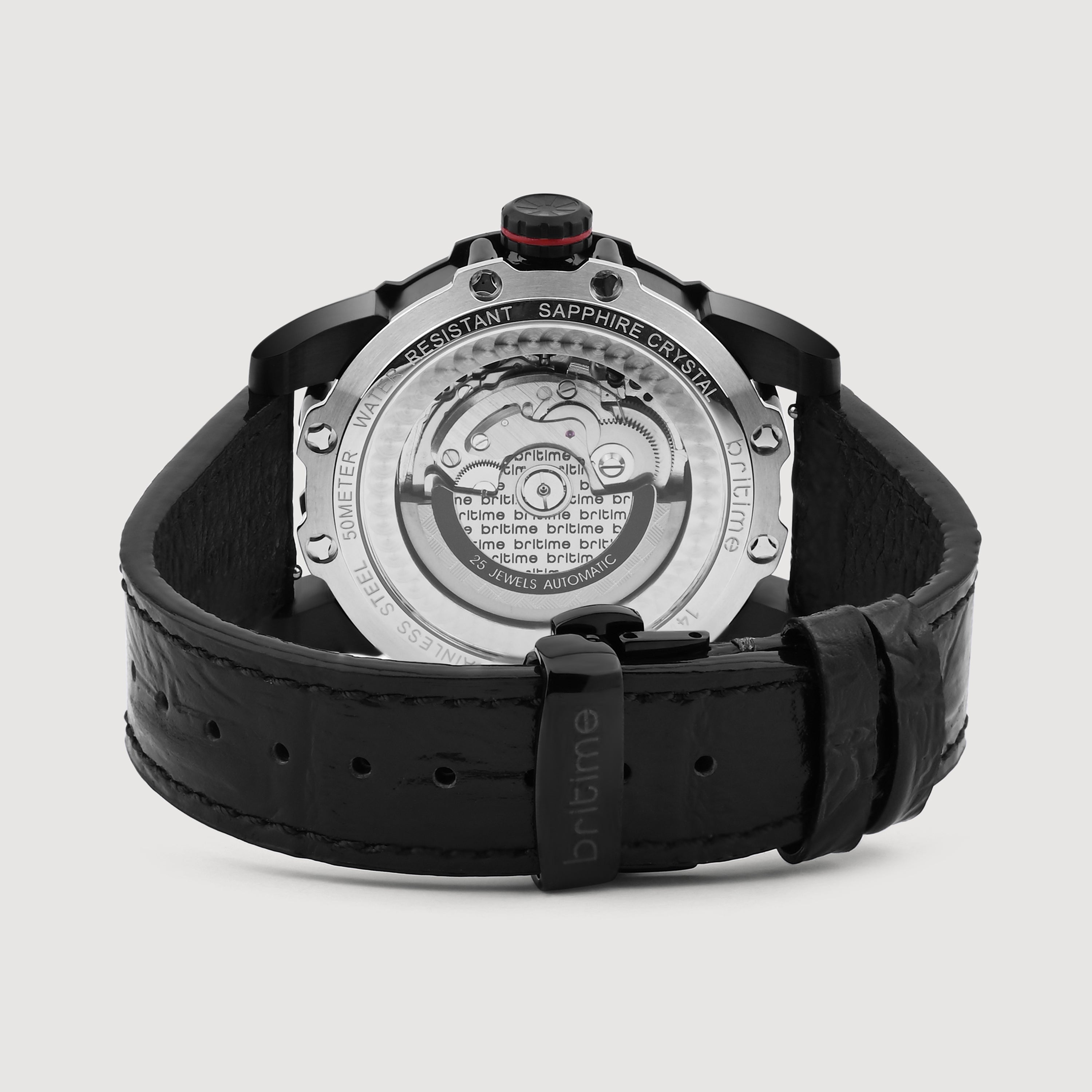 Britime Leather Black watch