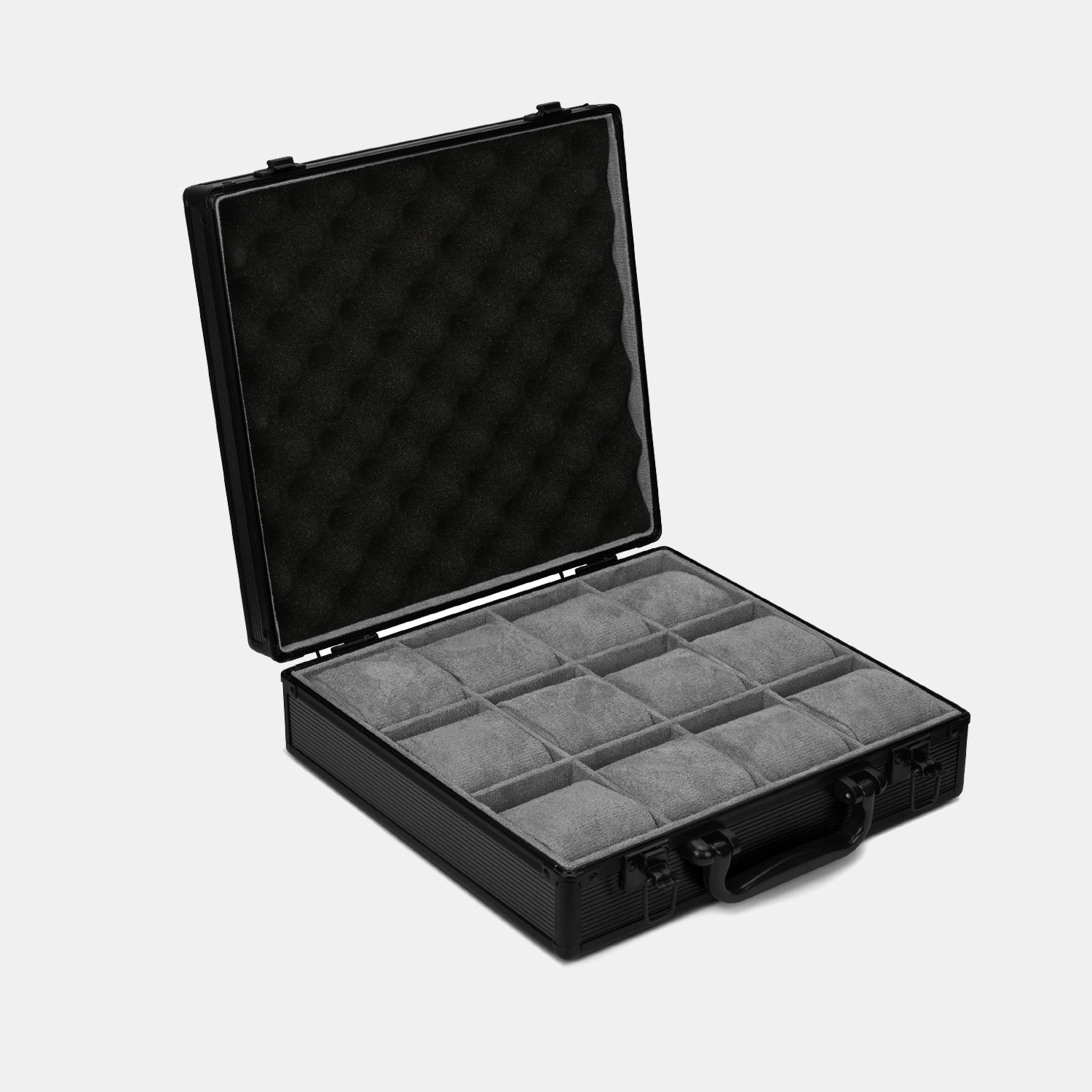 Watch Case 12 Pcs Small Black