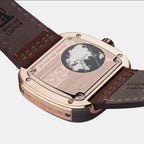 M Series Unisex Automatic Grey Dial Analog Leather Watch M2/02