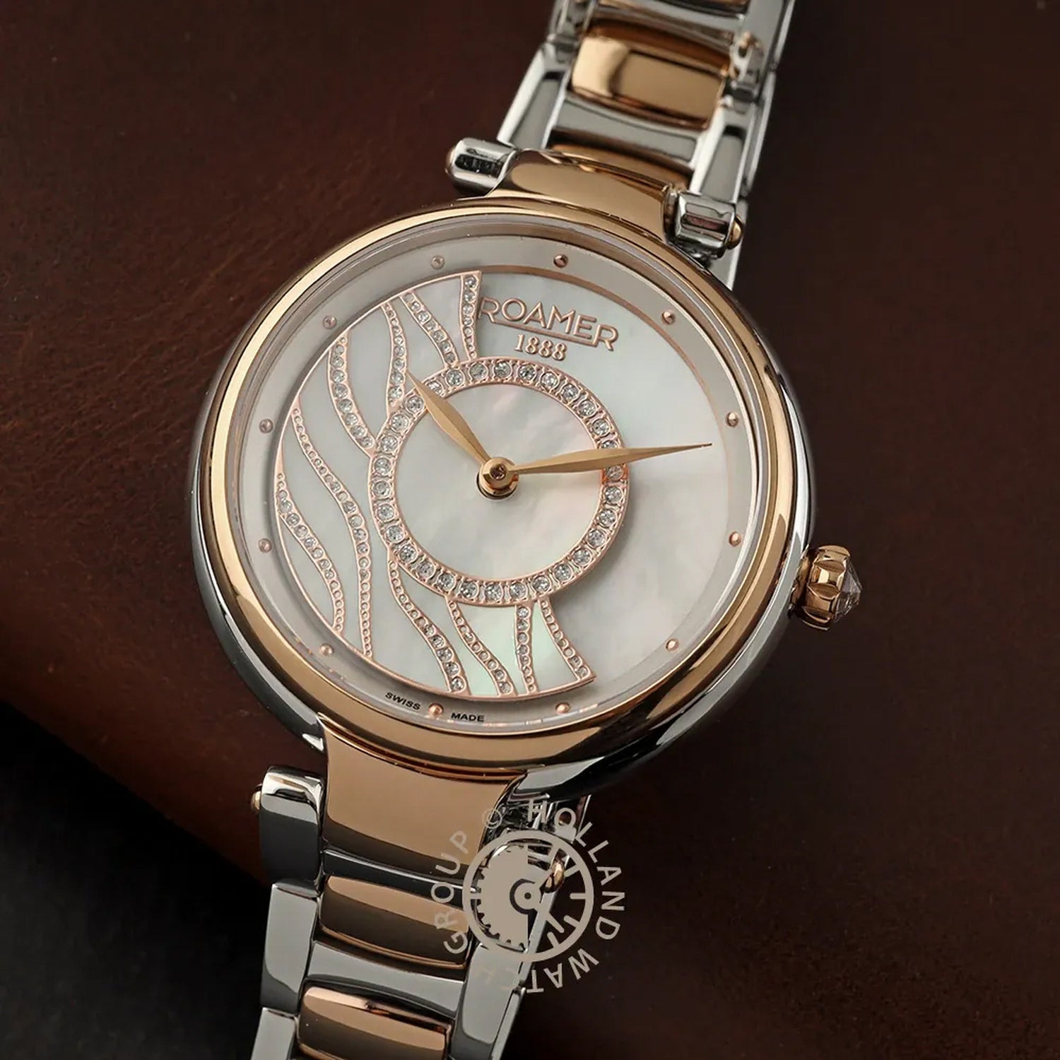 Lady Mermaid Women Quartz White Dial Analog Stainless Steel Watch 600857 49 15 50