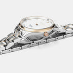 Venus Diamond Women Quartz White Dial Analog Stainless Steel Watch 601857 47 89 20