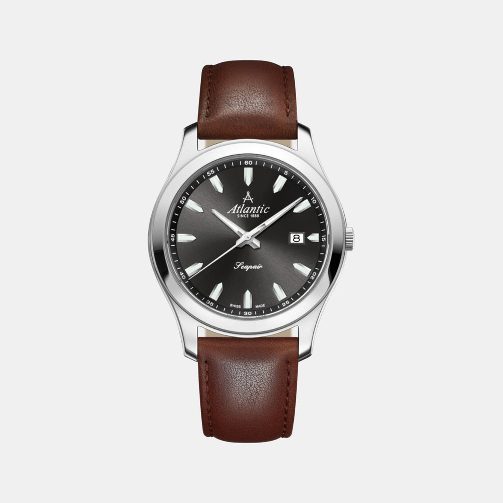 Men Quartz Black Dial Analog Stainless Steel Watch 60330.41.69