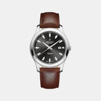 Men Quartz Black Dial Analog Stainless Steel Watch 60330.41.69