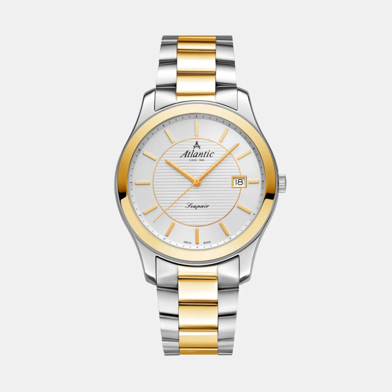 Men Quartz Silver Dial Analog Stainless Steel Watch 60335.43.21G