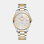 Atlantic Men Quartz Silver Dial Analog Stainless Steel Watch 60335.43.21G-1