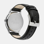 Seabase Men Quartz White Dial Analog Leather Watch 60343.41.11