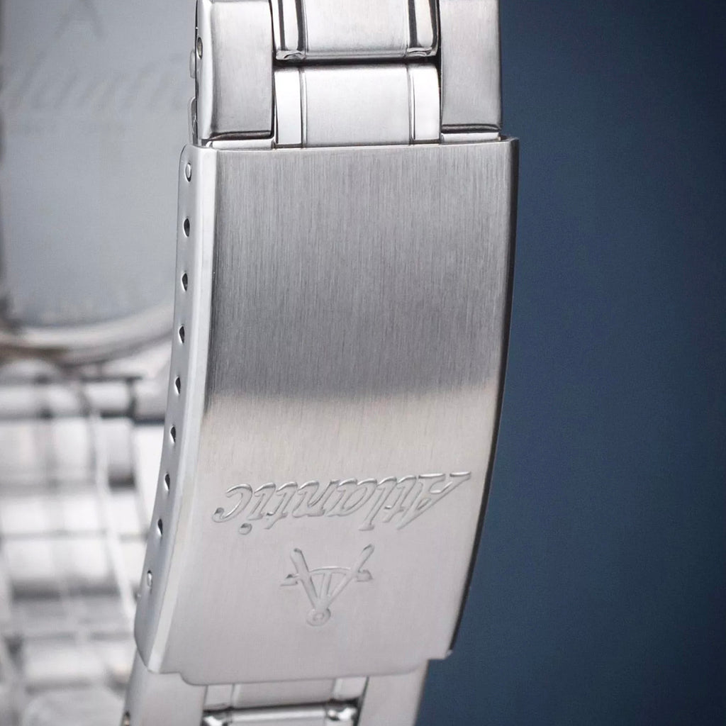 Seabase Men Quartz Silver Dial Analog Stainless Steel Watch 60348.41.21