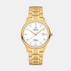 Atlantic Men Quartz White Dial Analog Stainless Steel Watch 60348.45.11-1