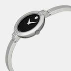 Bela Women Quartz Black Dial Analog Stainless Steel Watch 605855