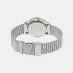 Museum Women Quartz Black Dial Analog Stainless Steel Watch 607220
