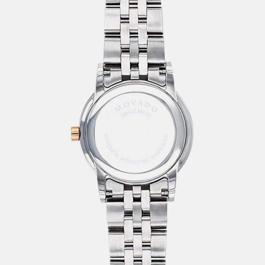 Museum Women Quartz Blue Dial Analog Stainless Steel Watch 607268