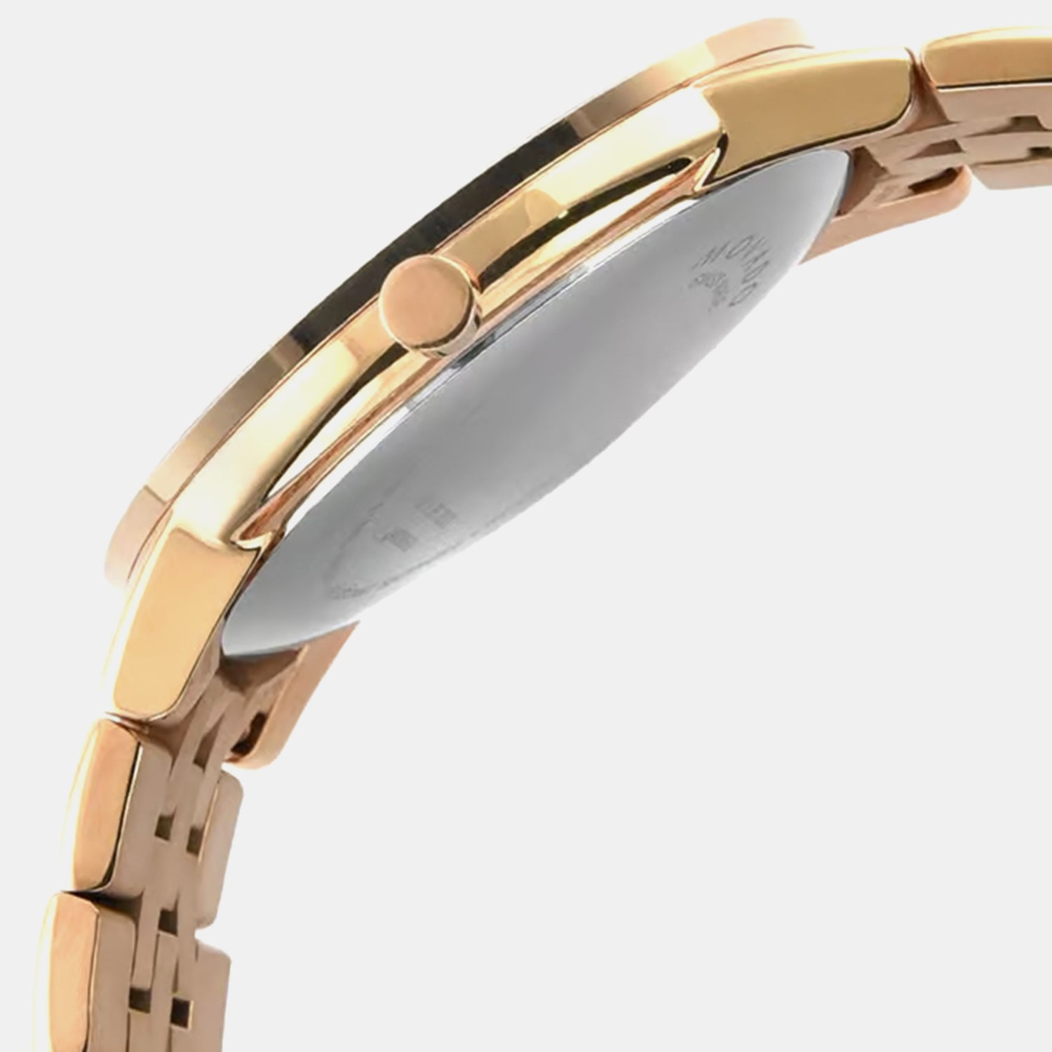 Museum Women Quartz Mother Of Pearl Dial Analog Stainless Steel Watch 607354