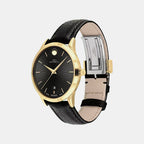 1881 Automatic Men Automatic Black Dial Analog Leather Watch 607455