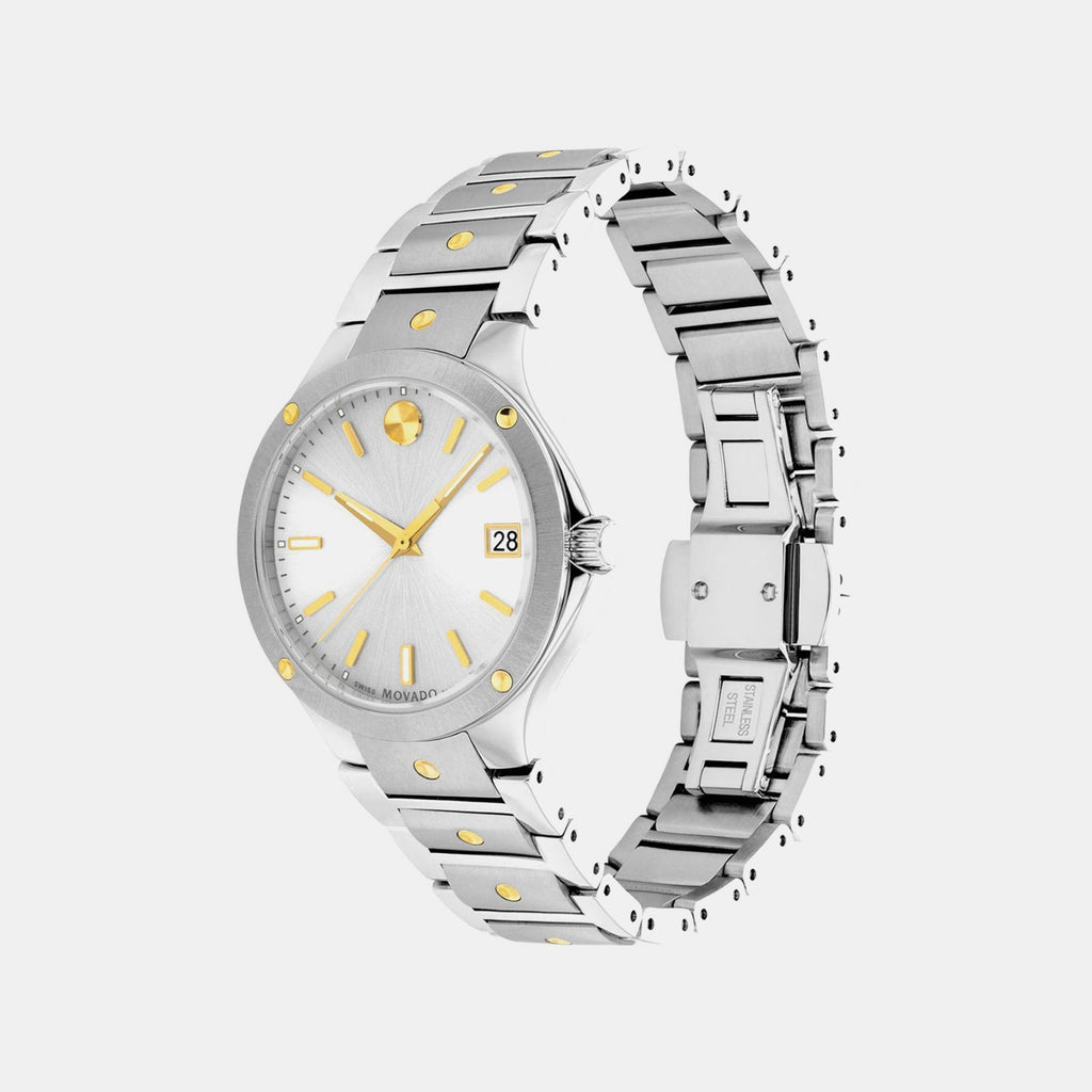 Se Women Quartz Silver Dial Analog Stainless Steel Watch 607516