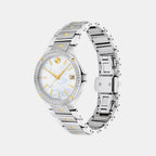 Se Women Quartz Mother Of Pearl Dial Analog Stainless Steel Watch 607517