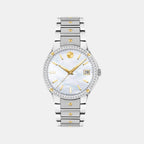 Se Women Quartz Mother Of Pearl Dial Analog Stainless Steel Watch 607517