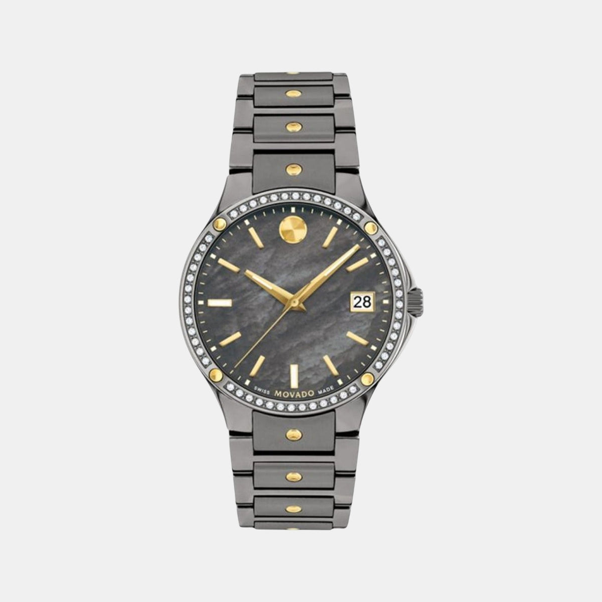 Se Women Quartz Mother Of Pearl Dial Analog Stainless Steel Watch 607542