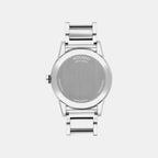 Museum Men Quartz Black Dial Analog Stainless Steel Watch 607557