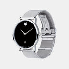 Museum Men Quartz Black Dial Analog Stainless Steel Watch 607567