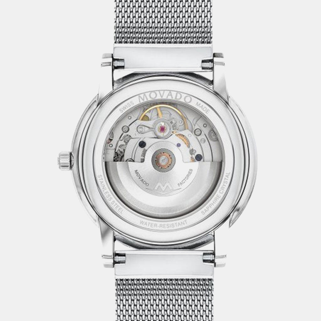 Museum Men Quartz Black Dial Analog Stainless Steel Watch 607567