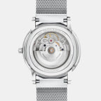 Museum Men Quartz Black Dial Analog Stainless Steel Watch 607567