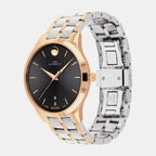 1881 Automatic Men Automatic Black Dial Analog Stainless Steel Watch 607621