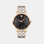 1881 Automatic Men Automatic Black Dial Analog Stainless Steel Watch 607621