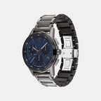 Museum Men Quartz Blue Dial Chronograph Stainless Steel Watch 607624