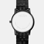 Museum Men Quartz Black Dial Analog Stainless Steel Watch 607626