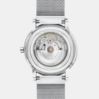 Museum Classic Men Automatic Green Dial Analog Stainless Steel Watch 607649