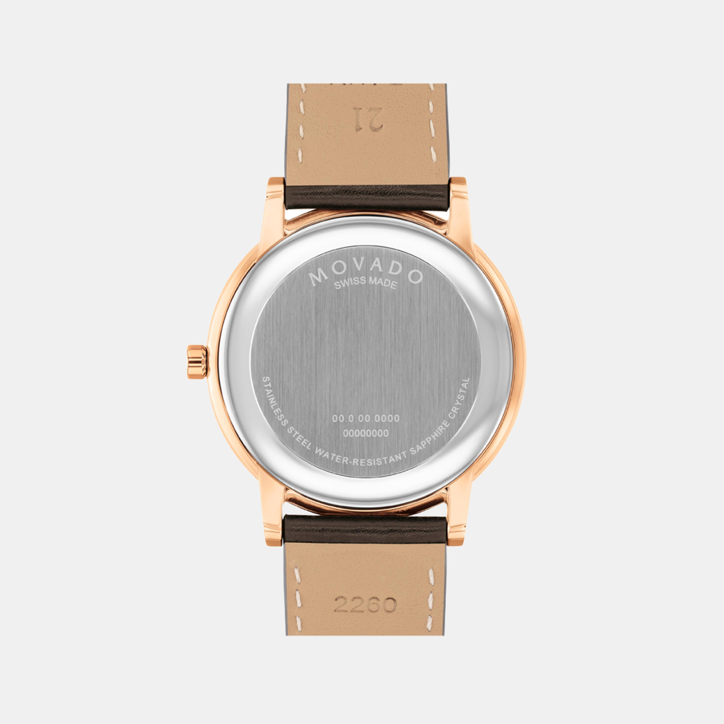 Movado Men Round Blue watch