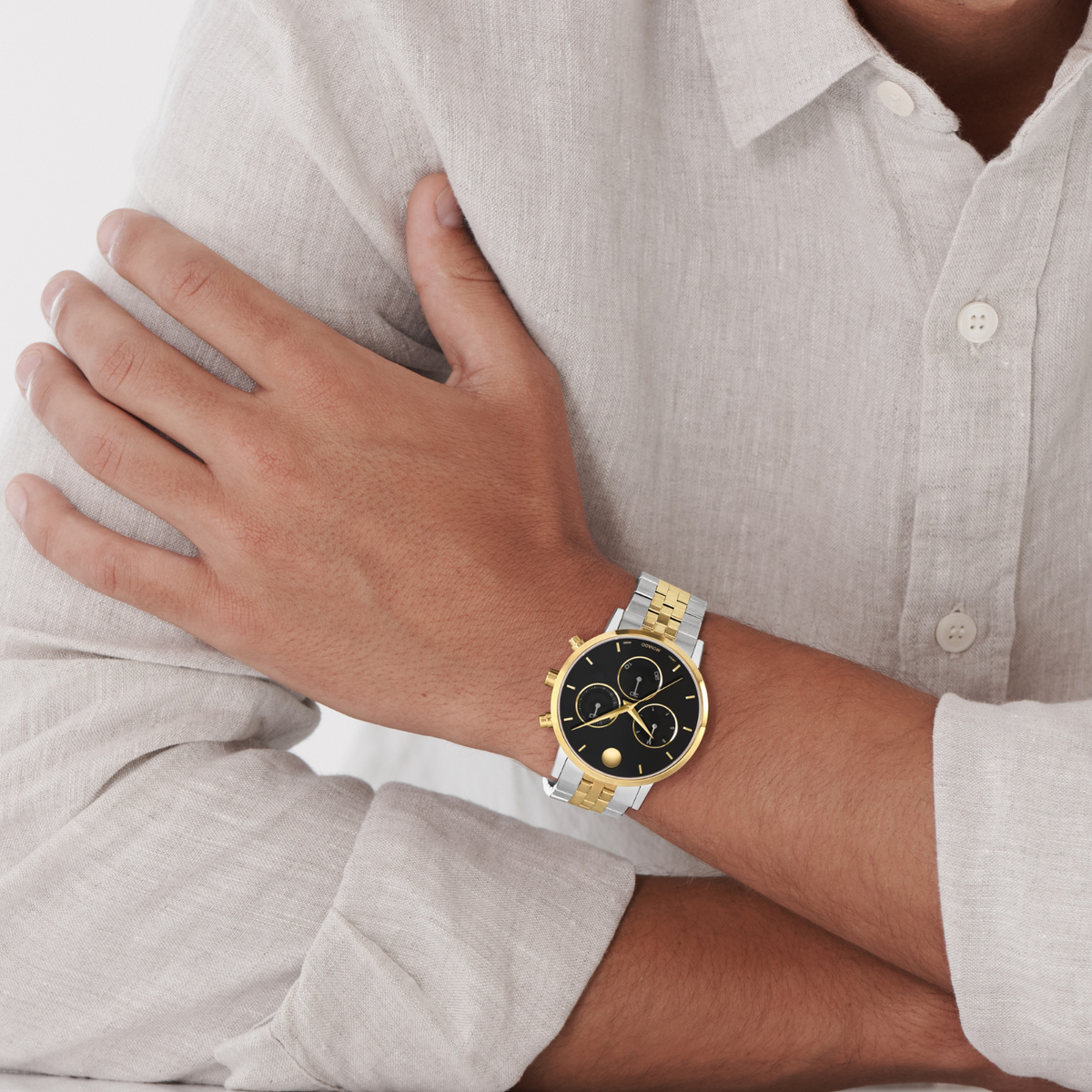 Movado Stainless Steel Round watch