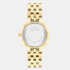 Museum Women Quartz Green Dial Analog Stainless Steel Watch 607942