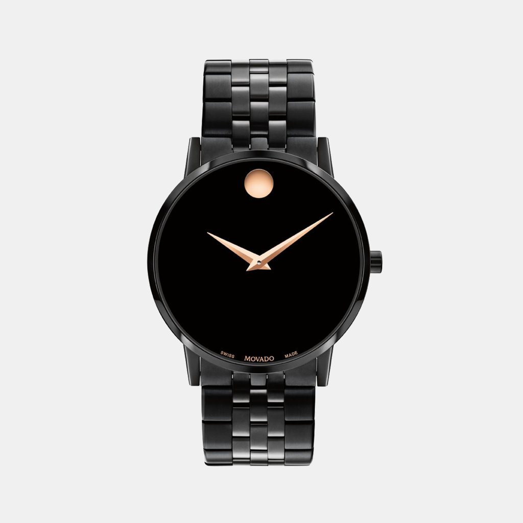 Movado Round Black Analog watch