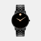 Movado Round Black Analog watch