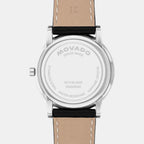 Museum Men Quartz Grey Dial Analog Leather Watch 607999