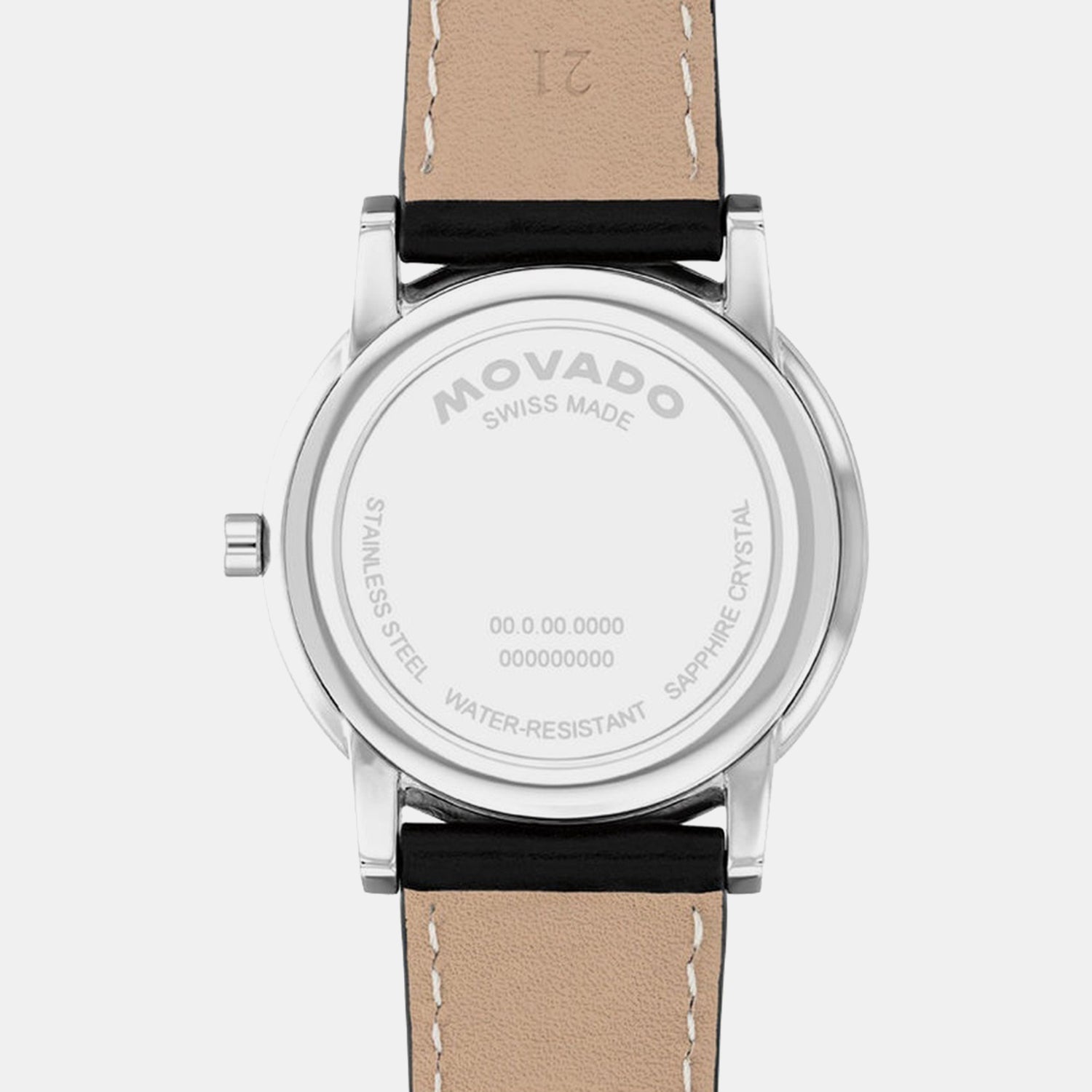 Museum Men Quartz Grey Dial Analog Leather Watch 607999