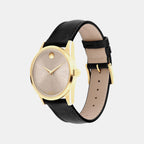 Museum Women Automatic Grey Dial Analog Leather Watch 608006