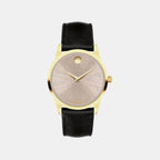 Museum Women Automatic Grey Dial Analog Leather Watch 608006