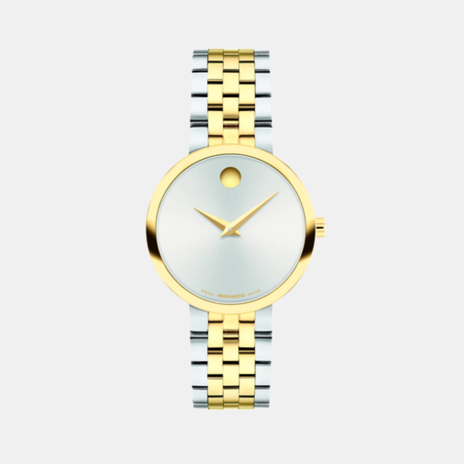 Museum Women Quartz Silver Dial Analog Stainless Steel Watch 608007