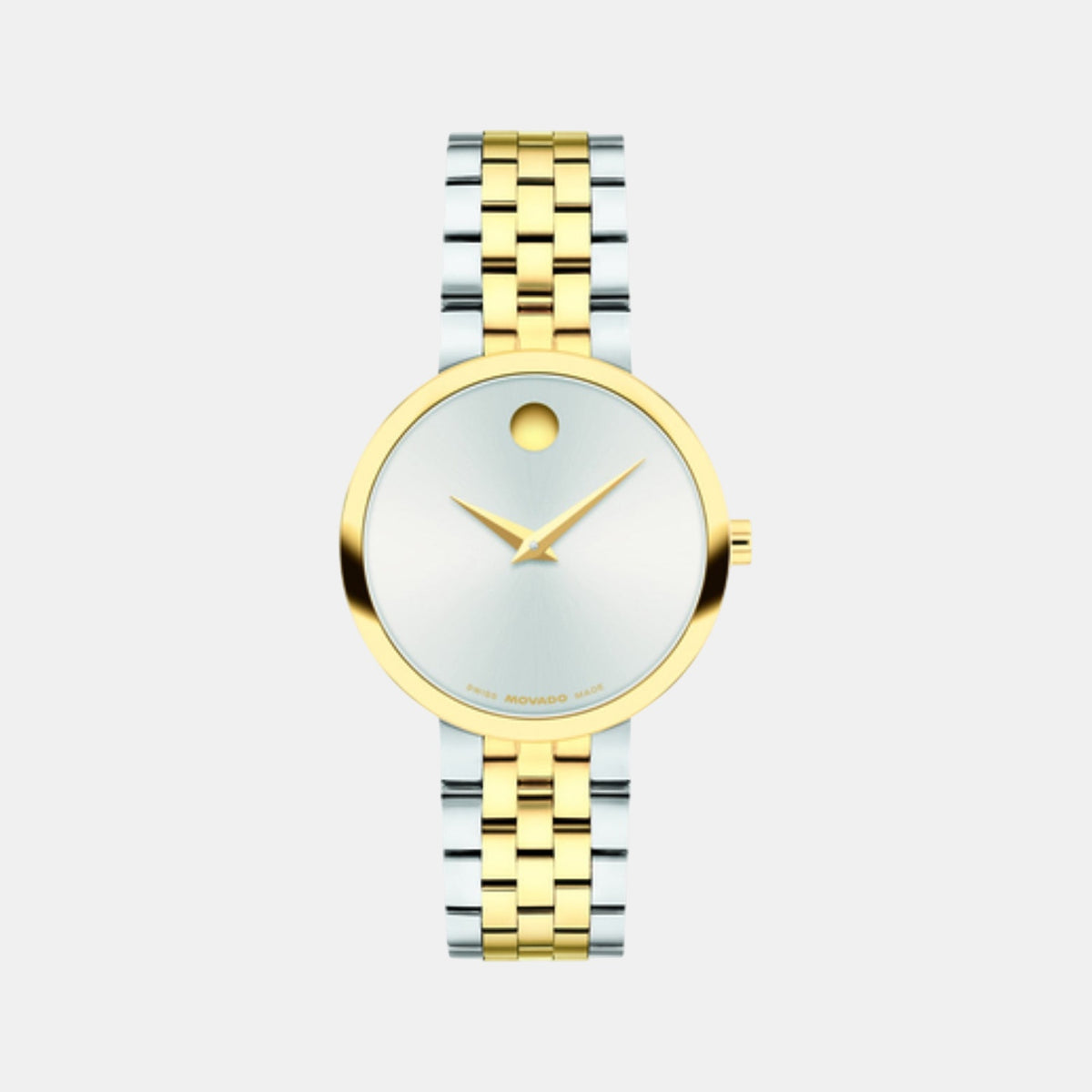 Museum Classic Women Quartz Silver Dial Analog Stainless Steel Watch 608007