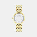 Museum Women Quartz Gold Dial Analog Stainless Steel Watch 608009